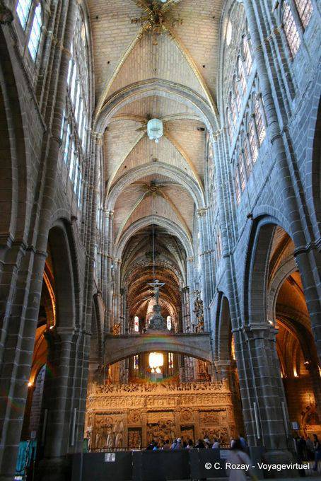 Nave central da Catedral Nueva, Ávila - Espanha