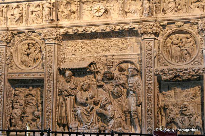 A história religiosa pedra catedral, Ávila - Espanha