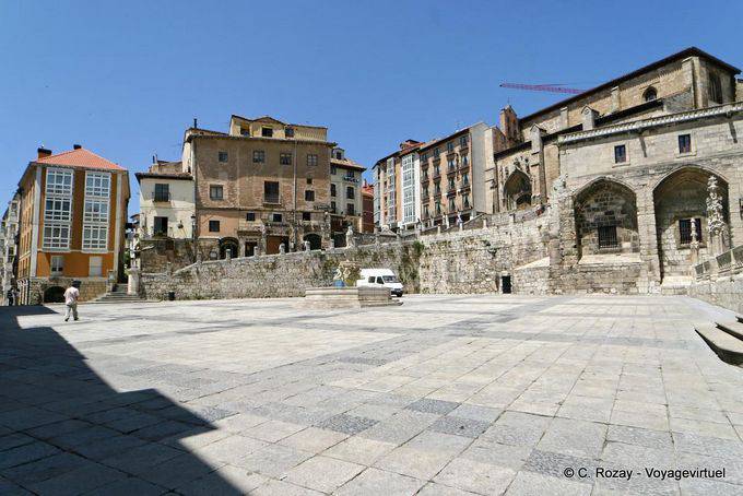 Burgos, Praça de Santa Maria, Santa Agueda direção calle - Espanha