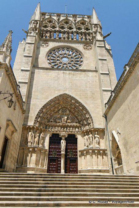 Puerta del Sarmental Catedral de Burgos - Espanha