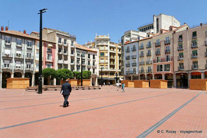 Burgos, Plaza Mayor - Espanha
