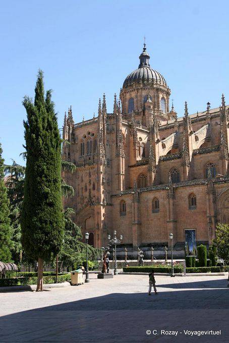 Vista geral, Catedral Nueva da Assunção da Virgem, Salamanca - Espanha