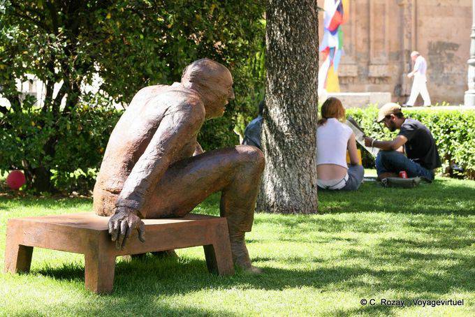 O curioso Plaza Anaya, Salamanca - Espanha