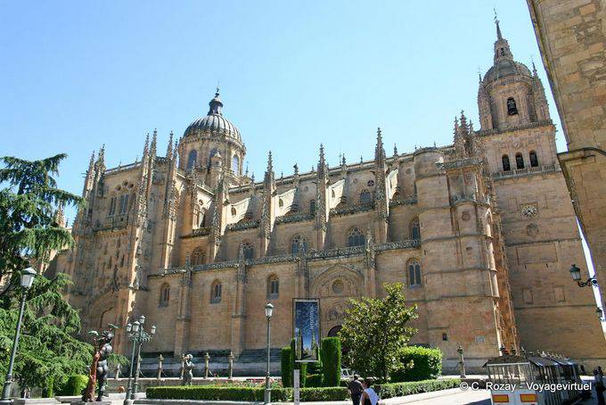 Vista geral da Nueva Catedral Ponto Anaya, Salamanca - Espanha