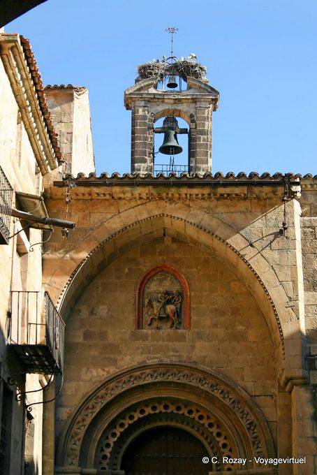 Igreja de San Martin quadrado Corillo para Salamanca - Espanha