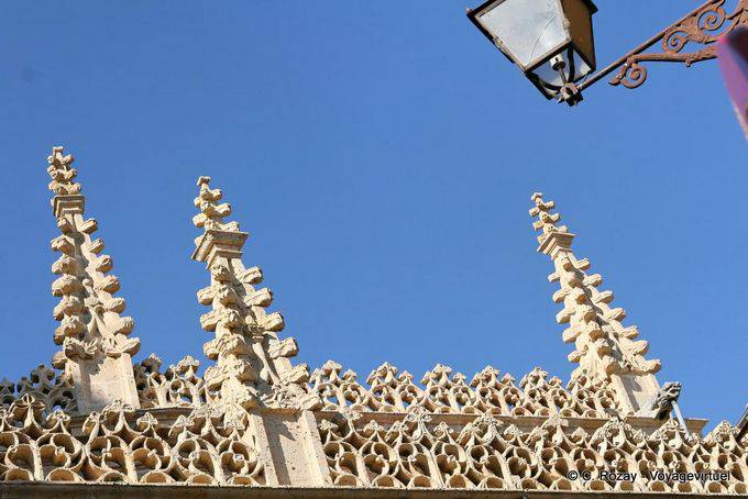 Rendas de pedra da Catedral de Santa María Segovia - Espanha