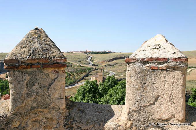 Panorama entre as ameias do Alcazar, Segovia - Espanha