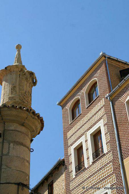 Fachada decoração, Plaza San Martin, Segovia - Espanha