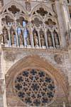 Rosette da Catedral, Burgos, Espanha.