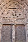 Sainte Marie Blanche, Portada de la Virgen Blanca, Santa Maria de Leon, Espanha.