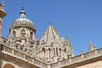Torre del Gallo e torre de la Nueva Catedral, Salamanca, Espanha.