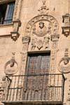 Varanda da Casa de las Muertes, Salamanca, Espanha.