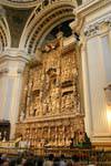 O Retablo Mayor, Nuestra Señora del Pilar, Zaragoza, Espanha.