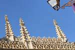 Rendas de pedra da Catedral de Santa María Segovia, Espanha.