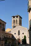 Plaza San Justo, Iglesia del Salvador, Segovia, Espanha.
