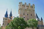 Alcazar, outra visão do Juan Tower 2, Segovia, Espanha.