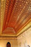 Mudéjar sala de teto da cozinha, Alcazar, Segovia, Espanha.