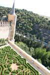 Jardins do Alcazar, Segovia, Espanha.