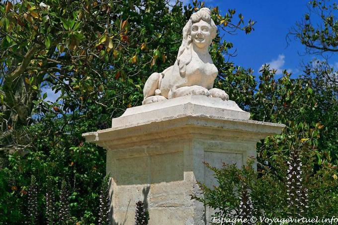 Mulher esfinge, Aranjuez, Jardin del Parterre - Espanha