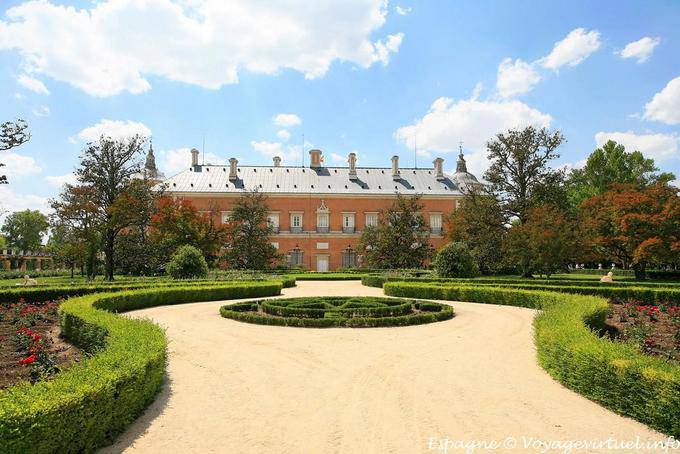 Fachada do Palácio Real, Jardin del Parterre, Aranjuez - Espanha