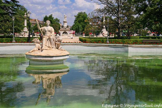 Estátua de Ceres Fuente, Jardin del Parterre, Aranjuez - Espanha