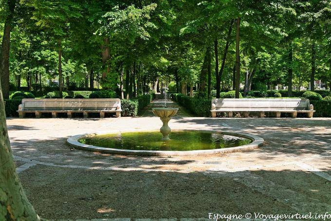 Fuente del Reloj, Jardín de la Isla, Aranjuez - Espanha