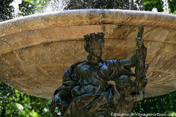 Estátua da rainha, Jardín de la Isla, Aranjuez - Espanha