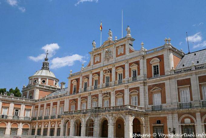 Interior fachada do Palácio Real, Aranjuez - Espanha