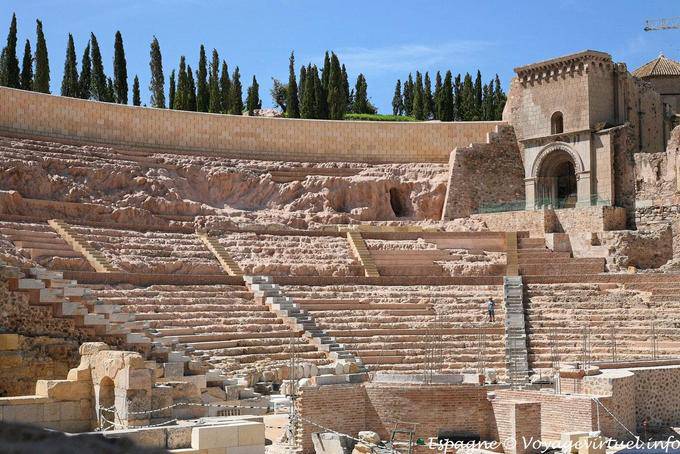 Anfiteatro do teatro romano, Cartagena - Espanha