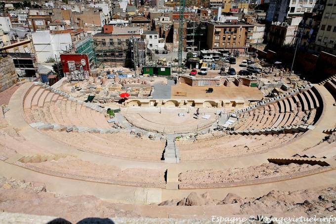 Restauração do Teatro Romano de Cartagena - Espanha