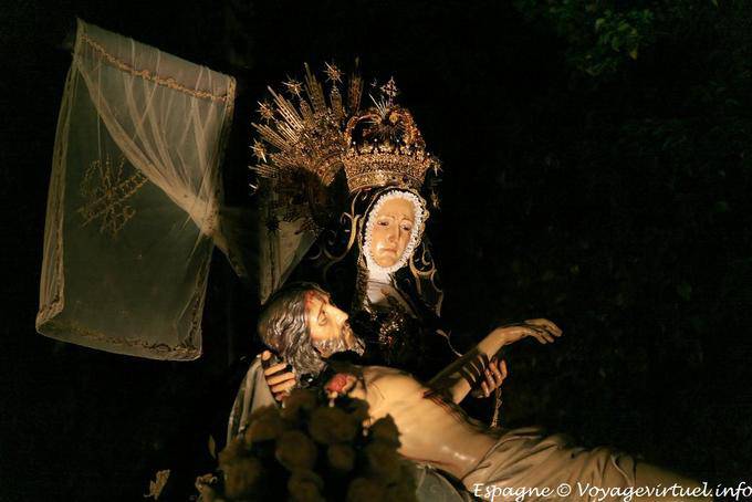 Cuenca, o choro procissão Virgin - Espanha