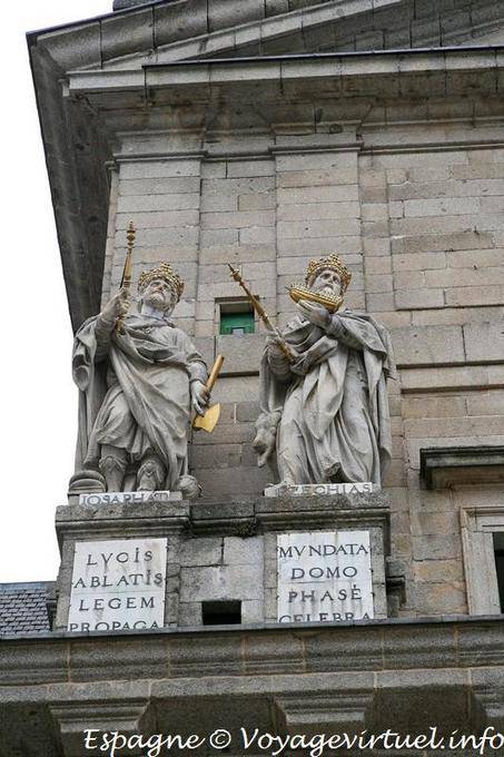 Escorial, detalhe da fachada da Basílica - Espanha