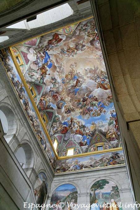 Escorial mosteiro Fresco do teto - Espanha