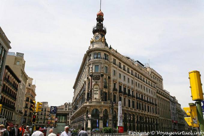 Madrid Calle de Alcalá, Banco de Credito Espana - Espanha