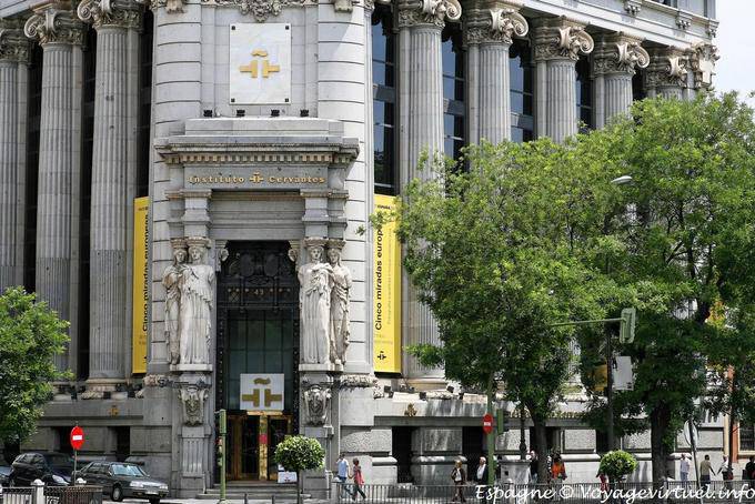 Madrid Calle de Alcalá, Instituto Cervantes - Espanha