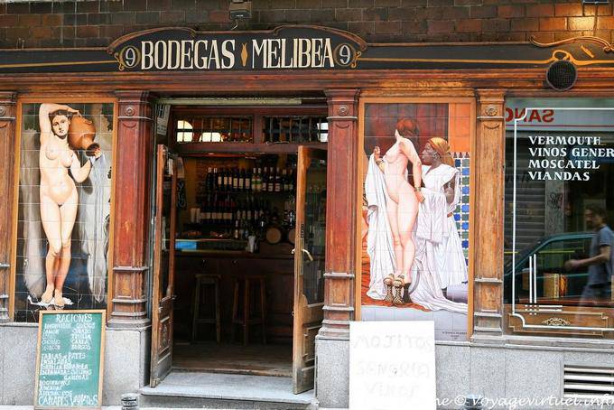 Madrid, Carrera San Jeronimo, Bodegas Melibea - Espanha