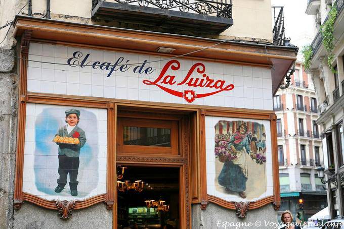 Madrid, Carrera San Jeronimo, Cafe de la Luiza - Espanha