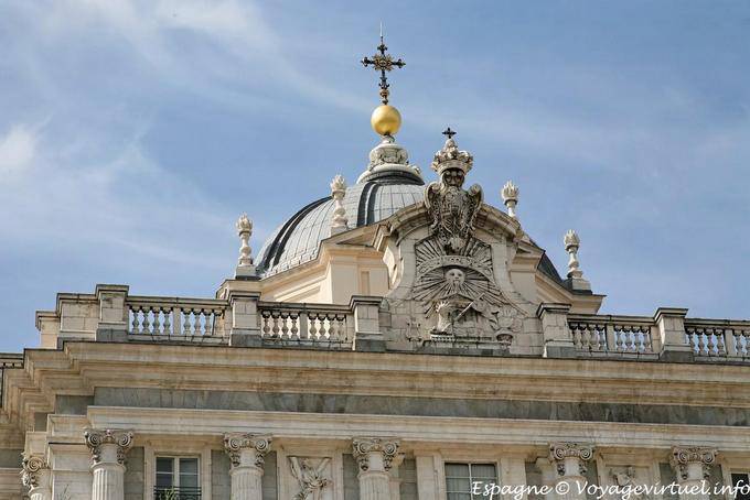 Dome lado norte, Palacio Real, Madrid - Espanha