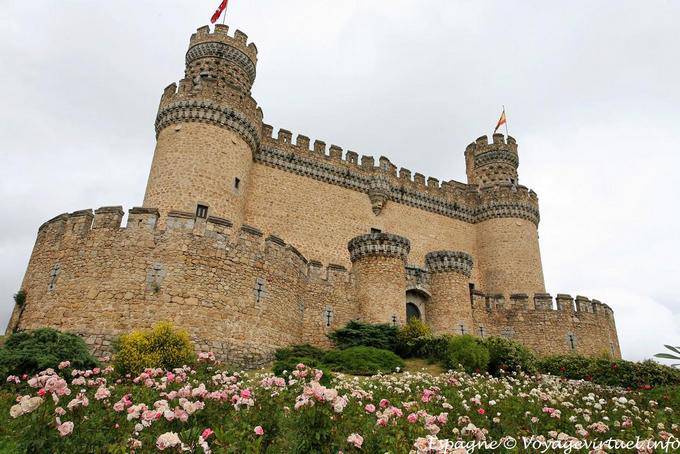 Manzanares el Real, Vista Castel de Mendoza - Espanha