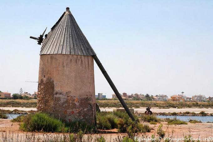Mar Menor, ruínas de um moinho - Espanha