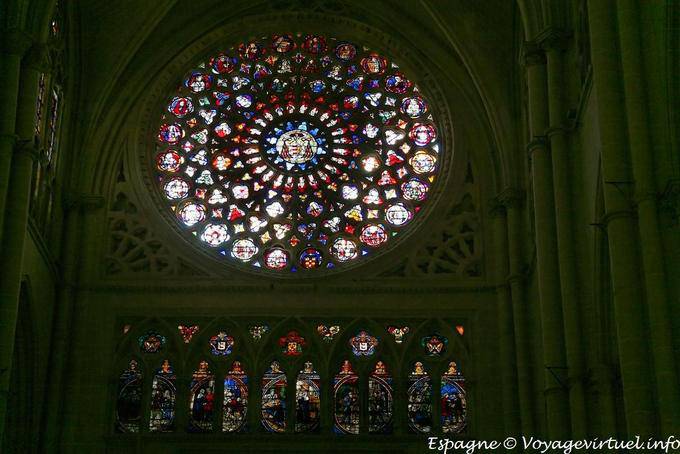 Catedral de Toledo, Grande Rose - Espanha