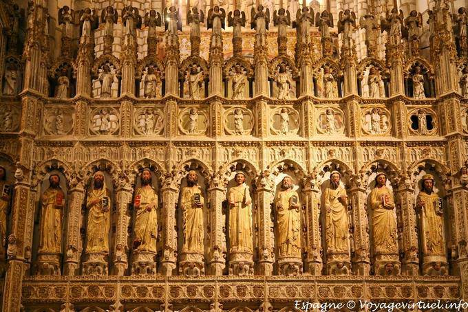 Catedral de Toledo, detalha magnificência - Espanha