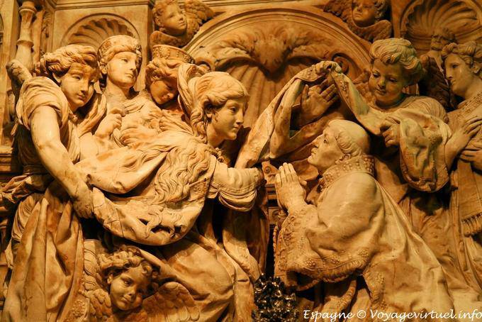 Catedral de Toledo, ornamentação de mármore - Espanha
