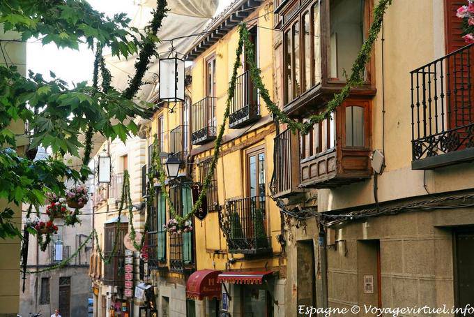 Toledo, rua cor - Espanha