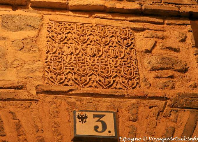 Toledo, inscrição em uma casa - Espanha
