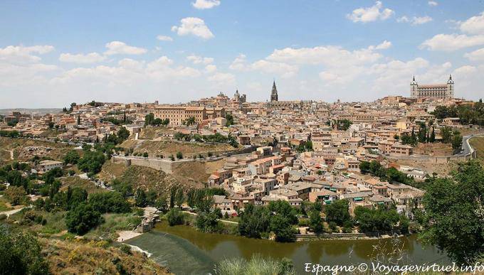 Toledo, vista do Ermita Virgen del Valle - Espanha