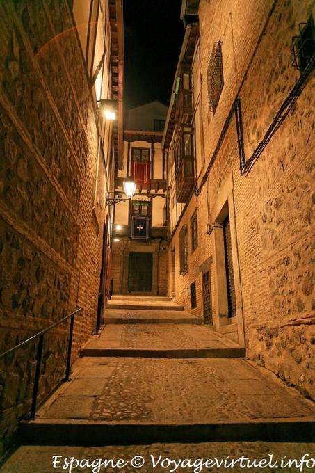 Toledo, marchas de rua, noite - Espanha