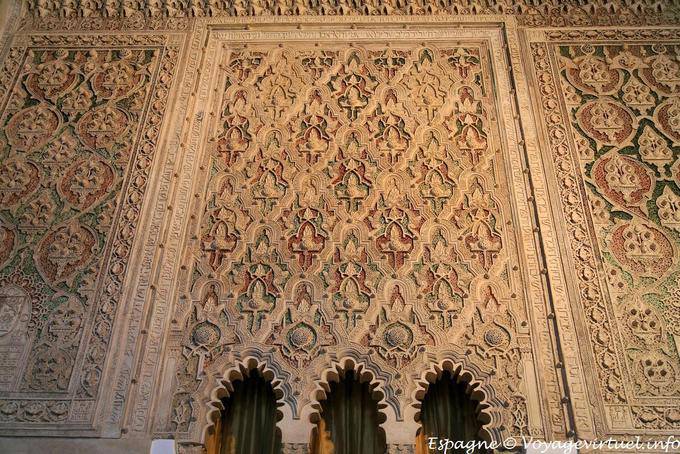 Magnificência Architectural acima da Arca Sagrada, El Tránsito Sinagoga, Toledo - Espanha