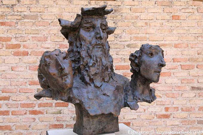 Escultura do Museu Sefardí, El Tránsito Sinagoga, Toledo - Espanha