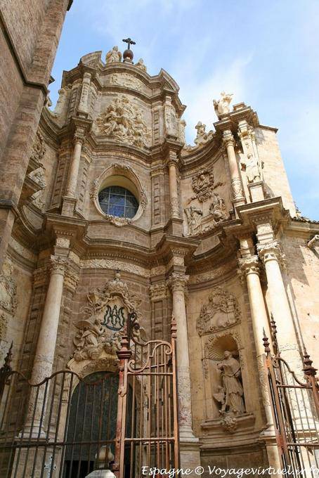 Valencia Catedral de Sainte-Marie, Puerta de Los Hierros - Espanha